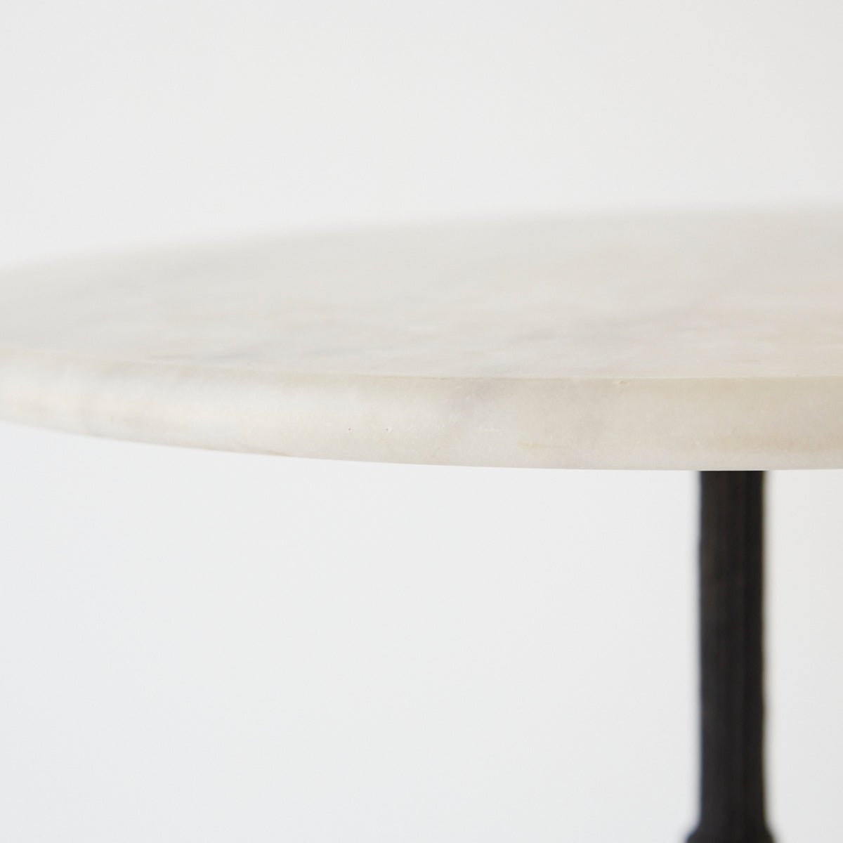 Vintage Marble Pedestal Table - elsie green - furniture
