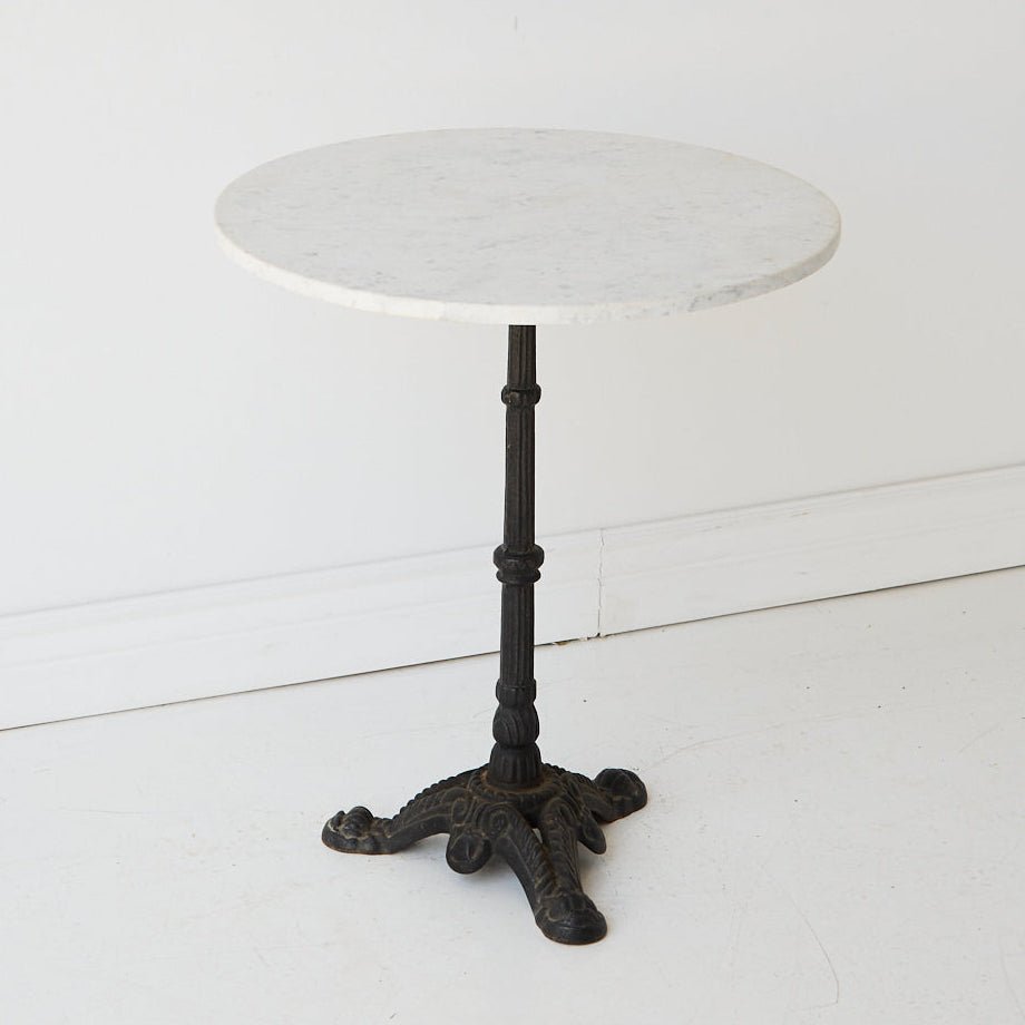 Vintage Marble Pedestal Table - elsie green - furniture
