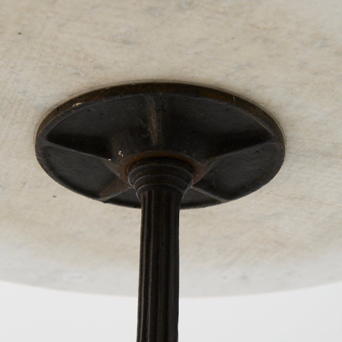 Vintage Marble Pedestal Table - elsie green - furniture