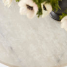 Vintage Marble Pedestal Table - elsie green - furniture