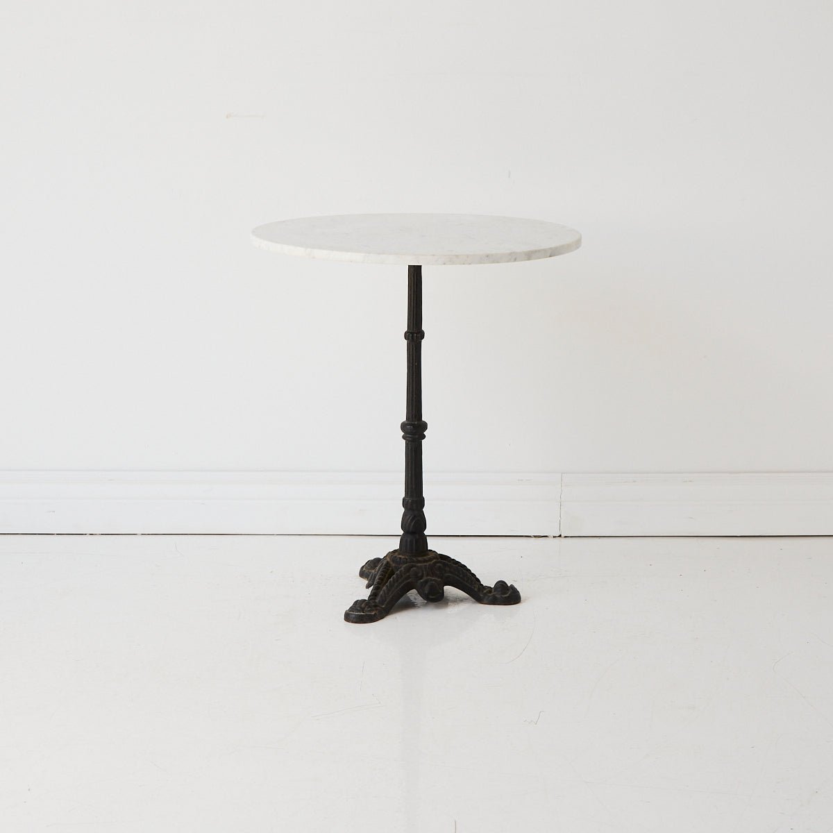 Vintage Marble Pedestal Table - elsie green - furniture
