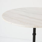 Vintage Marble Pedestal Table - elsie green - furniture