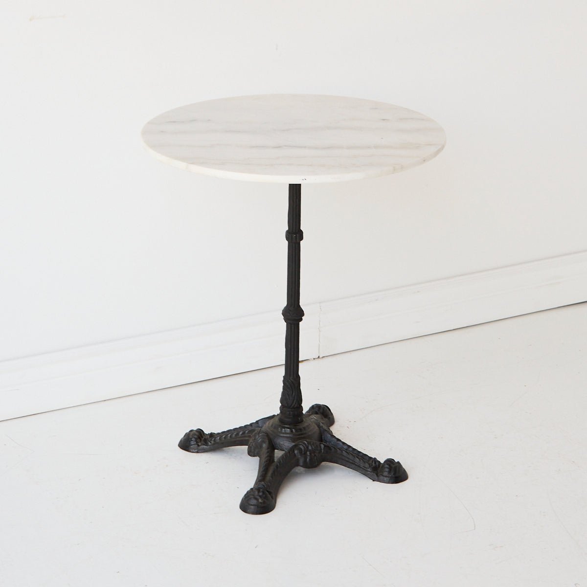 Vintage Marble Pedestal Table - elsie green - furniture