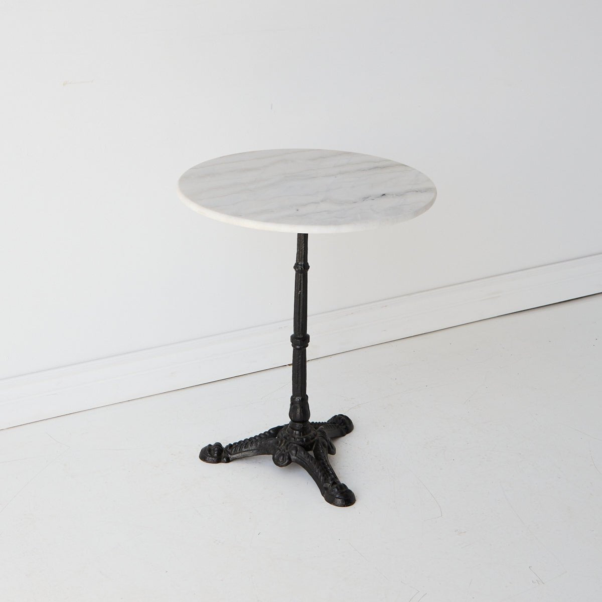 Vintage Marble Pedestal Table - elsie green - furniture