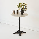 Vintage Marble Pedestal Table - elsie green - furniture