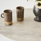 Vintage Marble Pedestal Table - elsie green - furniture