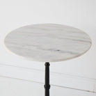 Vintage Marble Pedestal Table - elsie green - furniture