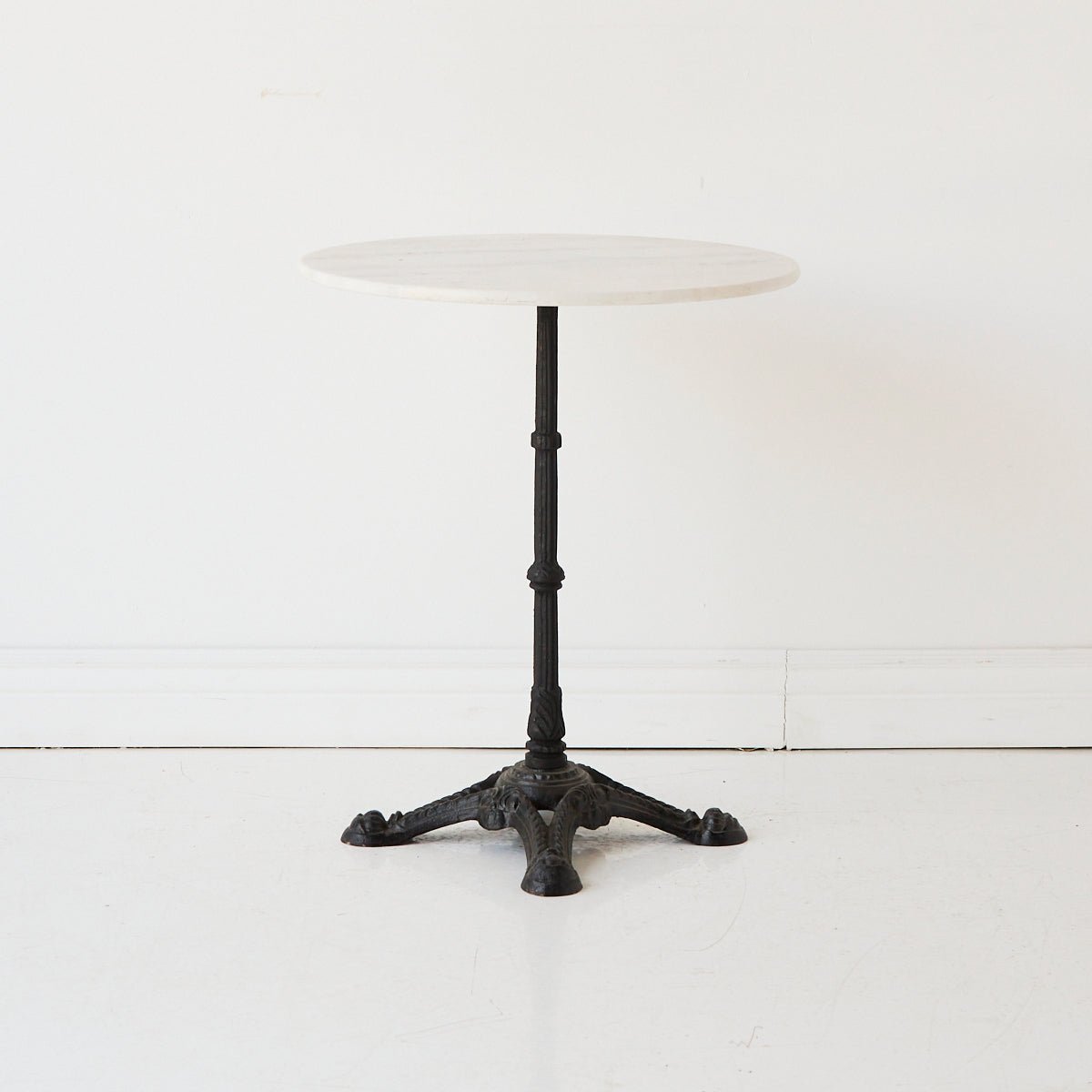 Vintage Marble Pedestal Table - elsie green - furniture