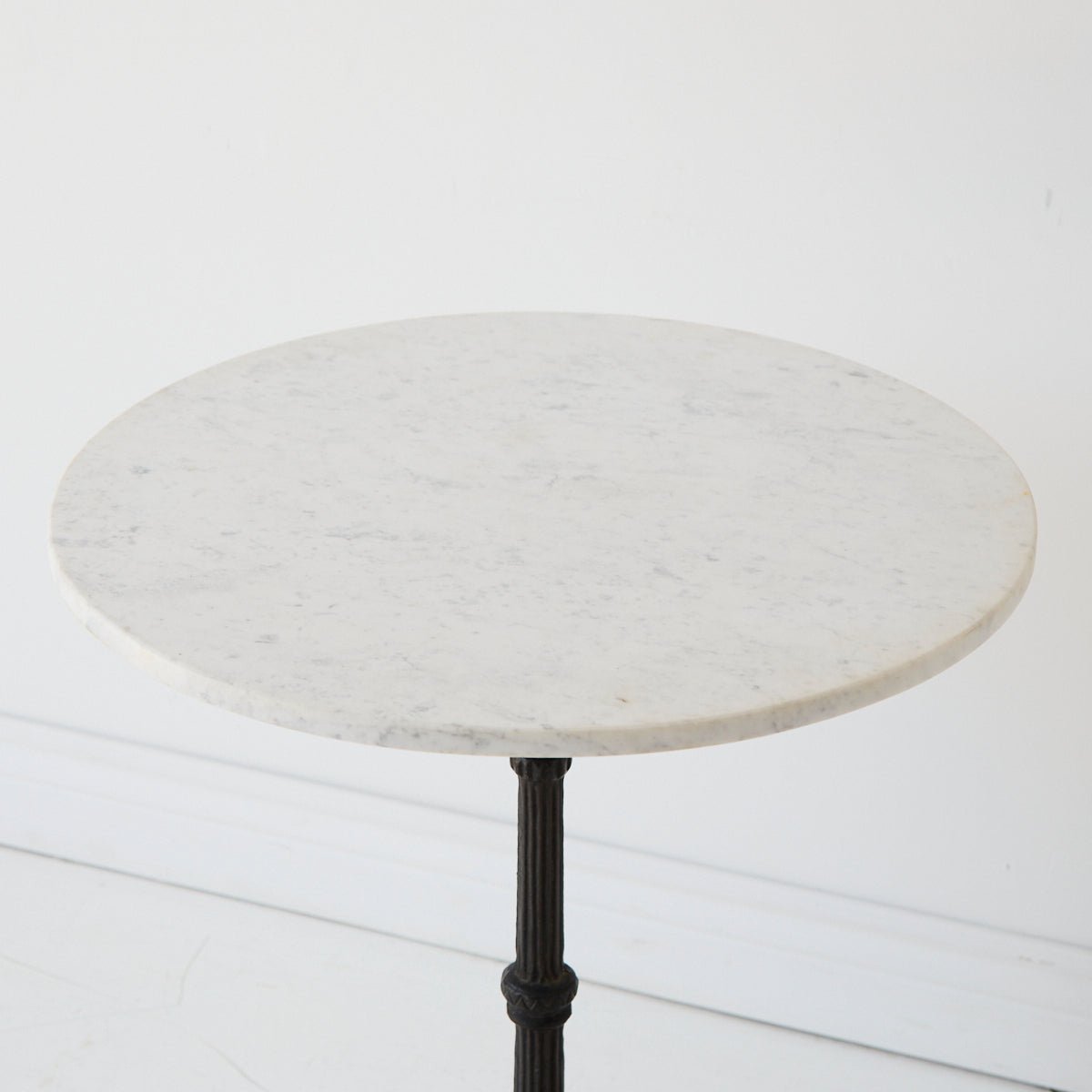 Vintage Marble Pedestal Table - elsie green - furniture