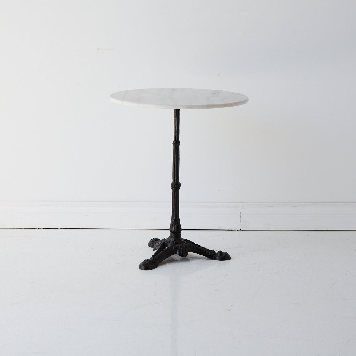 Vintage Marble Pedestal Table - elsie green - furniture