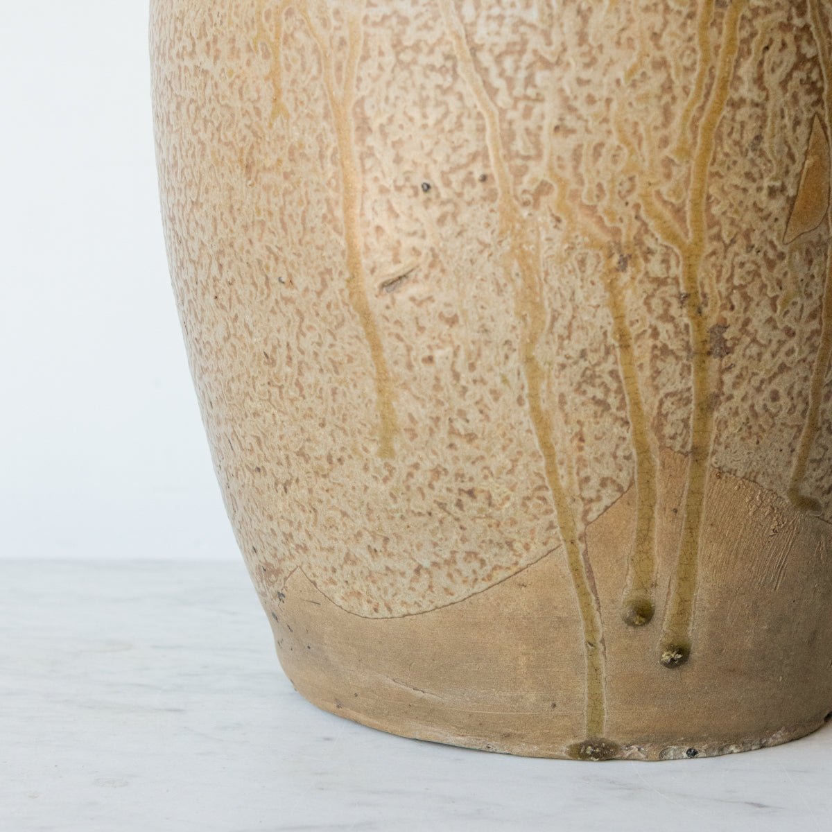 Vintage Mended Stoneware Vessel - elsie green - The French Kitchen