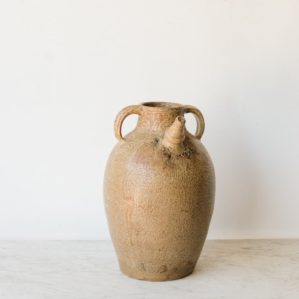 Vintage Mended Stoneware Vessel - elsie green - The French Kitchen