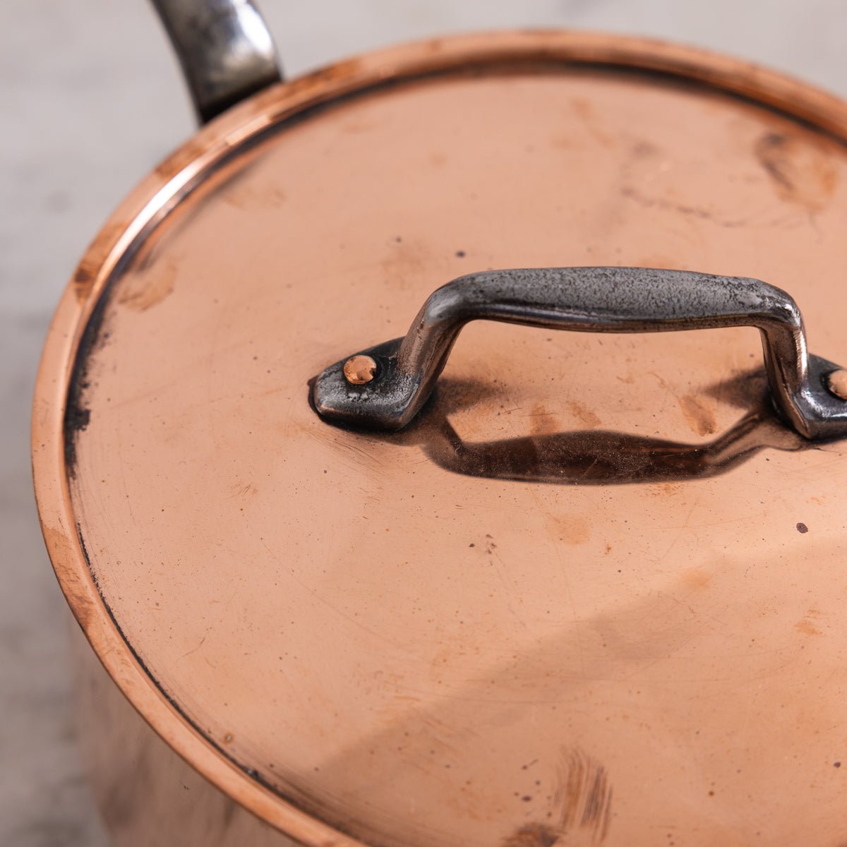 Vintage Metaux Ouvres Copper Pot - elsie green - the french kitchen