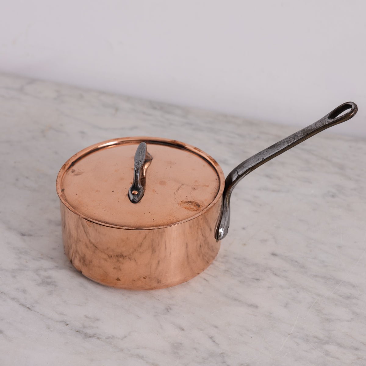 Vintage Metaux Ouvres Copper Pot - elsie green - the french kitchen