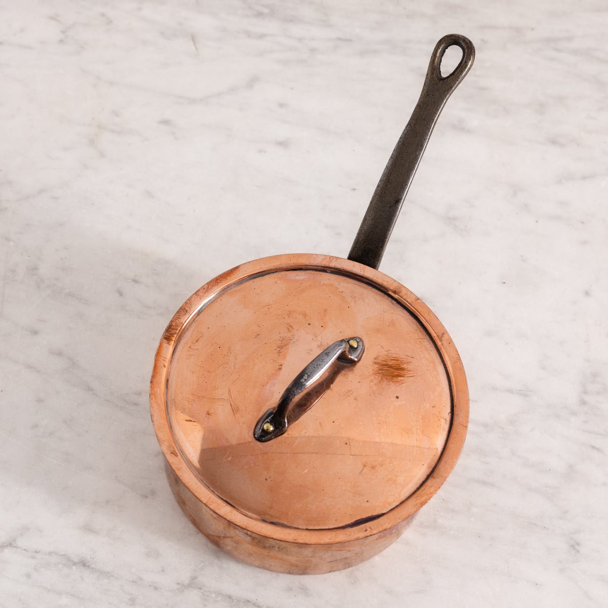 Vintage Metaux Ouvres Copper Pot - elsie green - the french kitchen