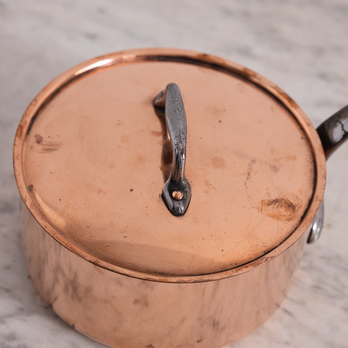 Vintage Metaux Ouvres Copper Pot - elsie green - the french kitchen
