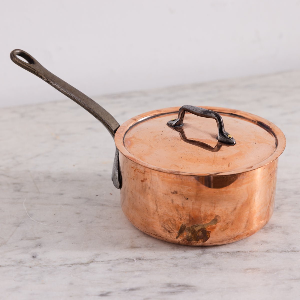 Vintage Metaux Ouvres Copper Pot - elsie green - the french kitchen