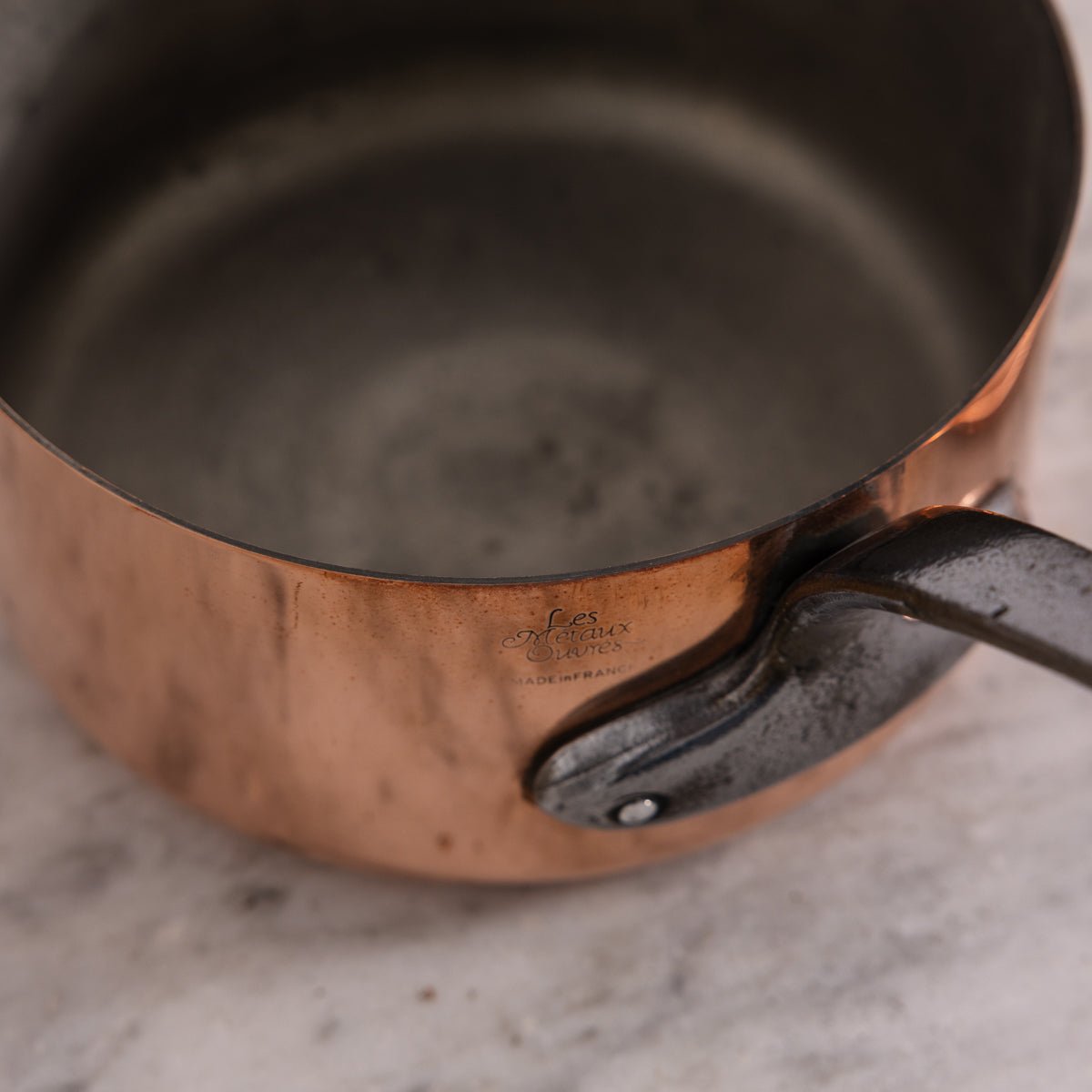 Vintage Metaux Ouvres Copper Pot - elsie green - the french kitchen