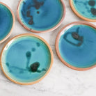 Vintage Mid - Century Stoneware Plate Set of 11 - elsie green - the french kitchen