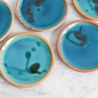 Vintage Mid - Century Stoneware Plate Set of 11 - elsie green - the french kitchen