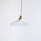 Vintage Milk Glass Pendant - elsie green - Decor