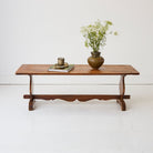 Vintage Monastery Bench - elsie green - furniture