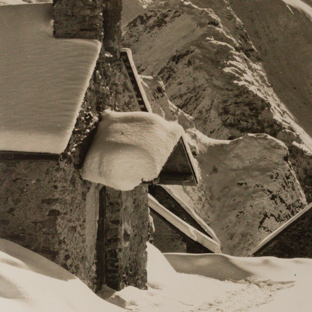 Vintage Mountain Cabin Photograph - elsie green - art