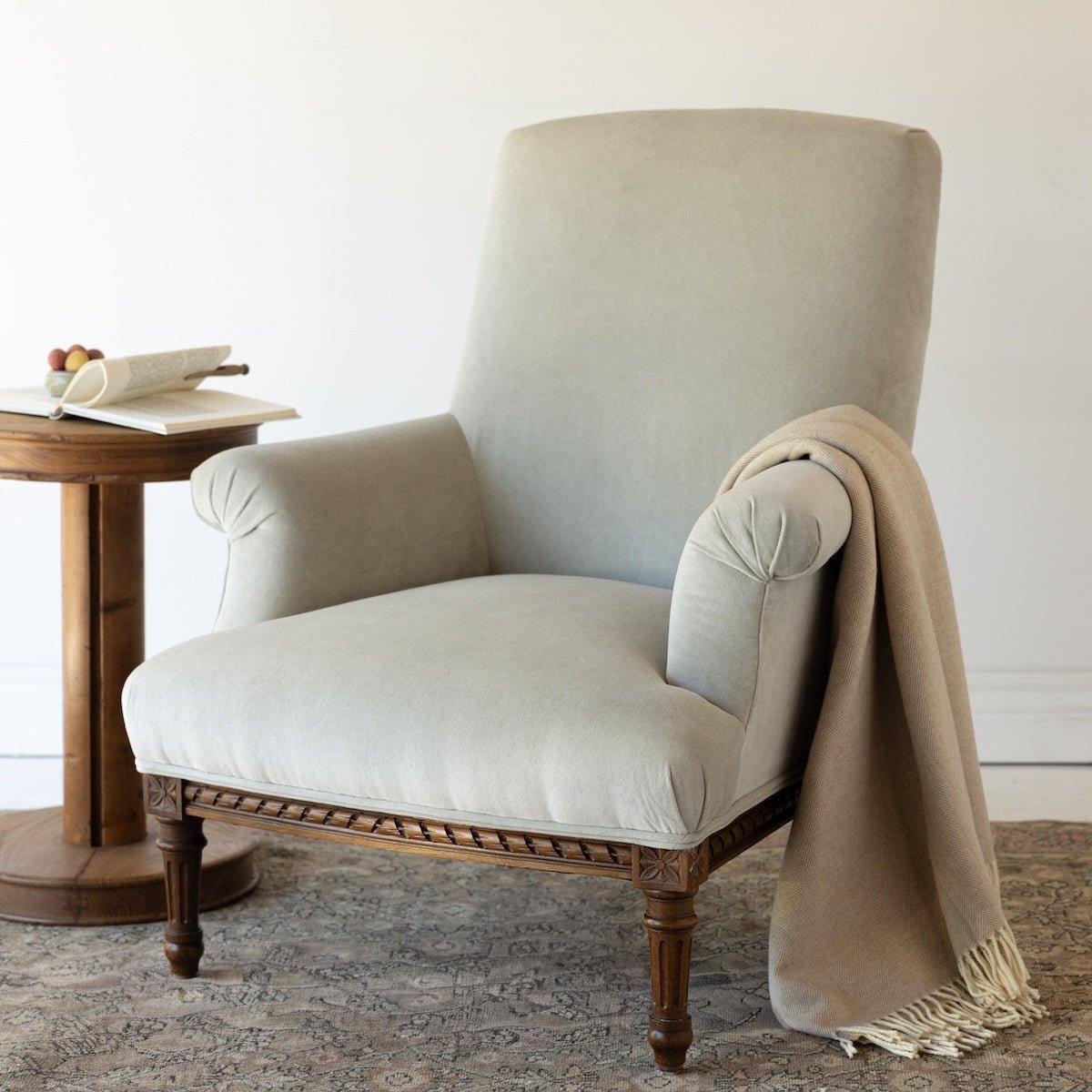 Vintage Napoleon Arm Chair - elsie green - Furniture