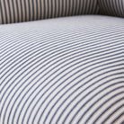 Vintage Napoleon Arm Chair | Indigo Ticking - elsie green - Furniture