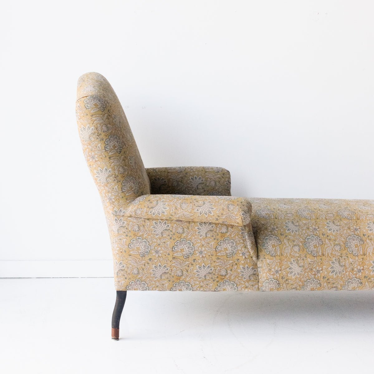 Vintage Napoleon Chaise | Kundan Stone - elsie green - furniture