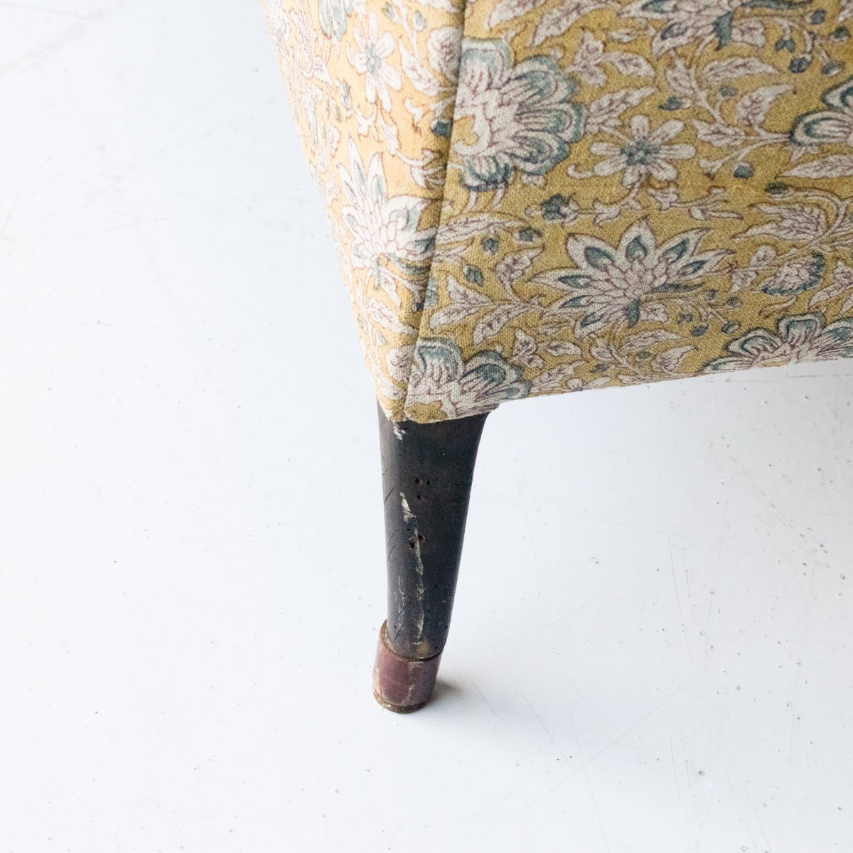Vintage Napoleon Chaise | Kundan Stone - elsie green - furniture