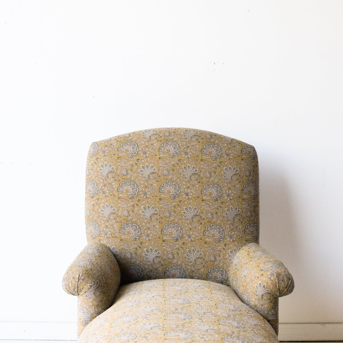 Vintage Napoleon Chaise | Kundan Stone - elsie green - furniture