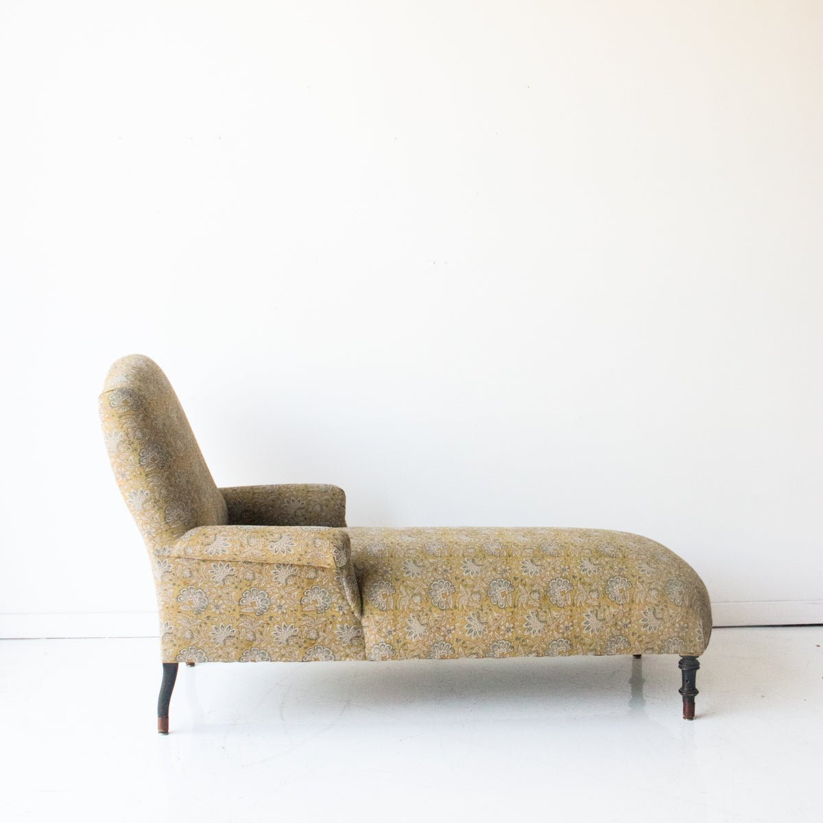 Vintage Napoleon Chaise | Kundan Stone - elsie green - furniture