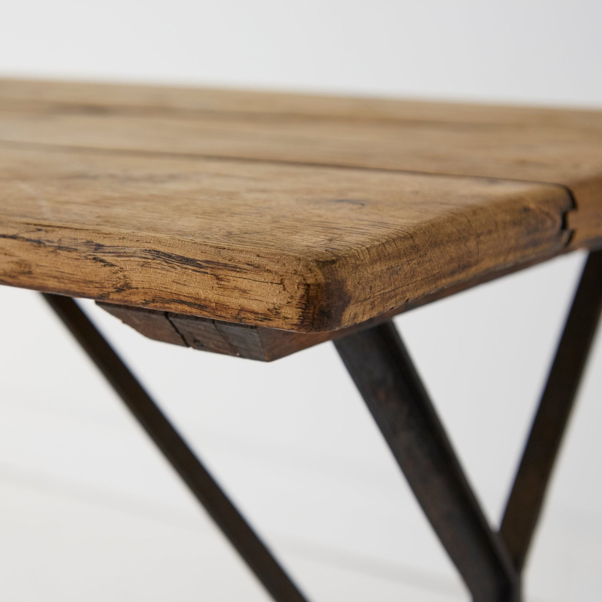 Vintage Oak Bistro Console - elsie green - furniture