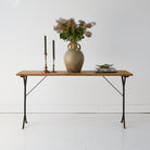 Vintage Oak Bistro Console - elsie green - furniture