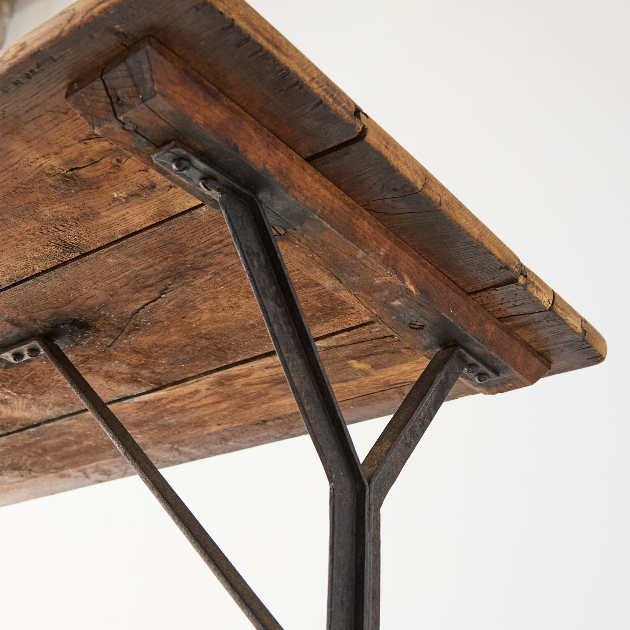 Vintage Oak Bistro Console - elsie green - furniture