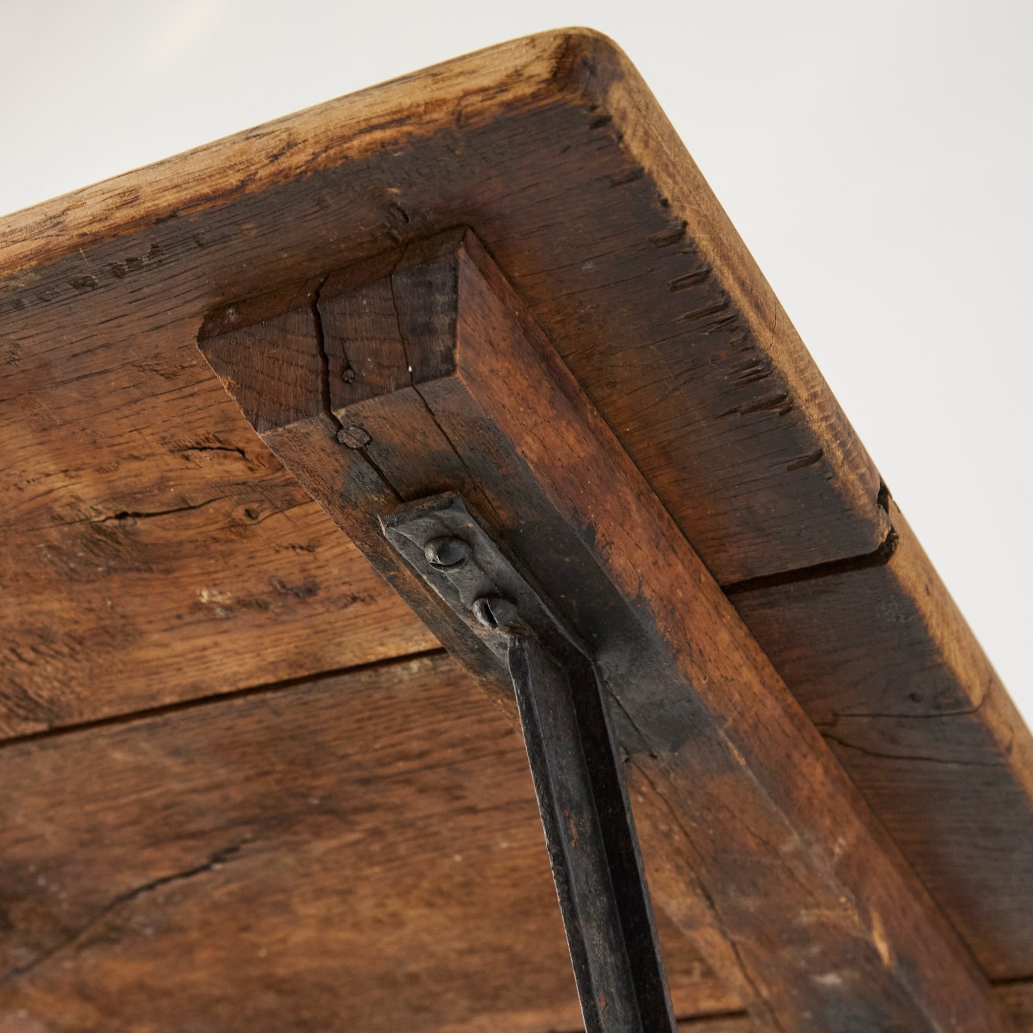 Vintage Oak Bistro Console - elsie green - furniture