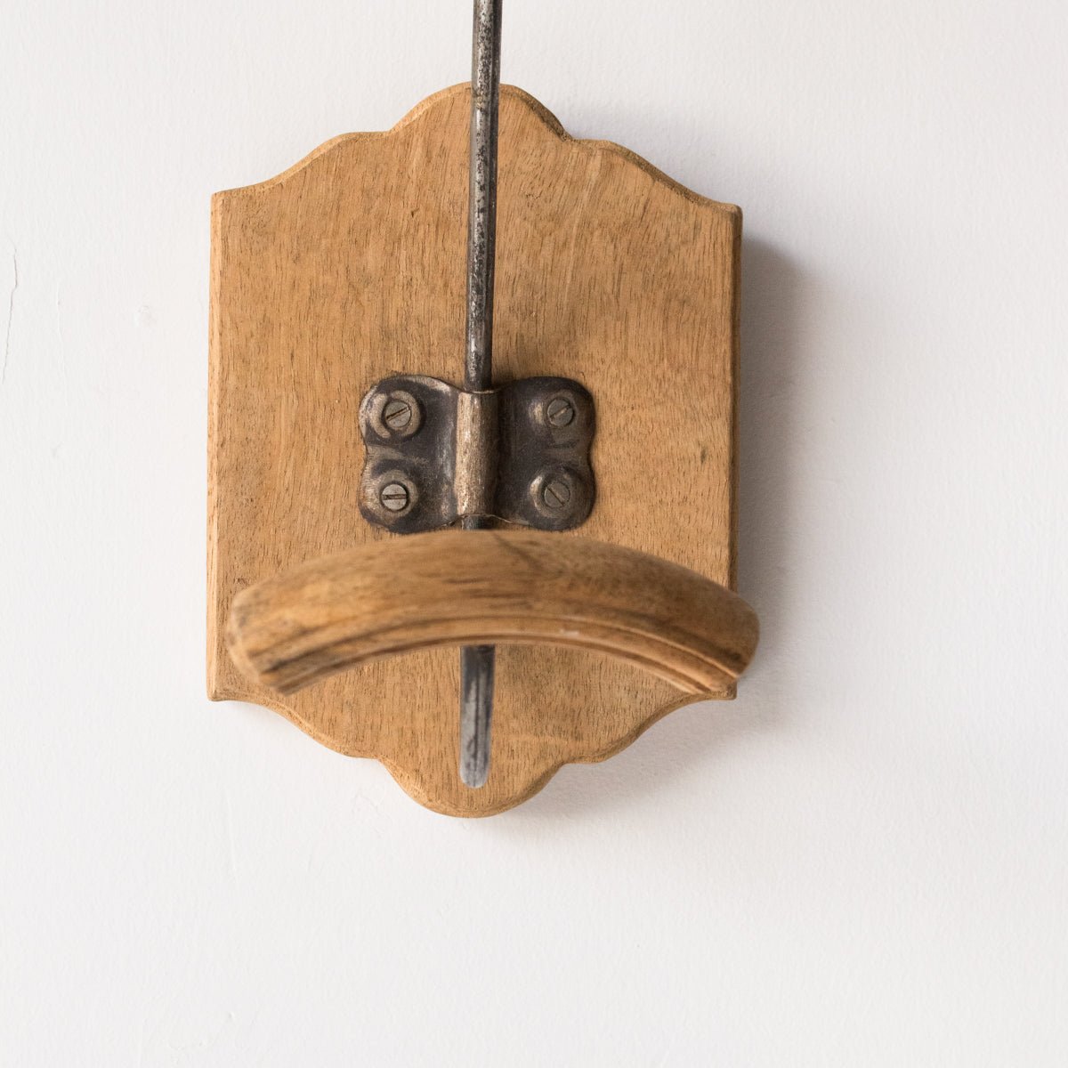 Vintage Oak Coat Hook - elsie green - decor