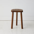 Vintage Oak Half Moon Stool Set of 4 - elsie green - Furniture