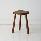 Vintage Oak Half Moon Stool Set of 4 - elsie green - Furniture