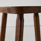 Vintage Oak Half Moon Stool Set of 4 - elsie green - Furniture