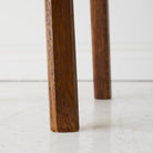 Vintage Oak Half Moon Stool Set of 4 - elsie green - Furniture