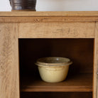 Vintage Oak Linen Cabinet - elsie green - furniture