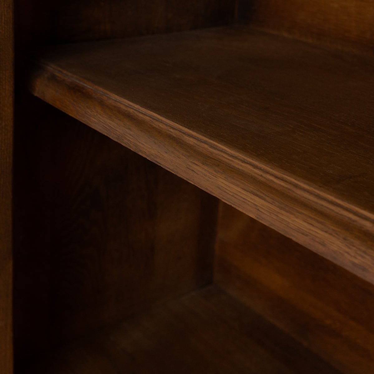 Vintage Oak Linen Cabinet - elsie green - furniture