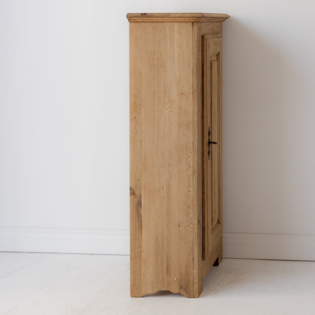 Vintage Oak Linen Cabinet - elsie green - furniture
