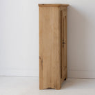 Vintage Oak Linen Cabinet - elsie green - furniture