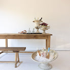 Vintage Oak Outdoor Table - elsie green - Furniture