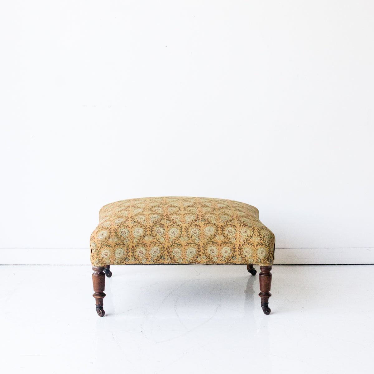 Vintage Ottoman | Marcelle Gold - elsie green - furniture