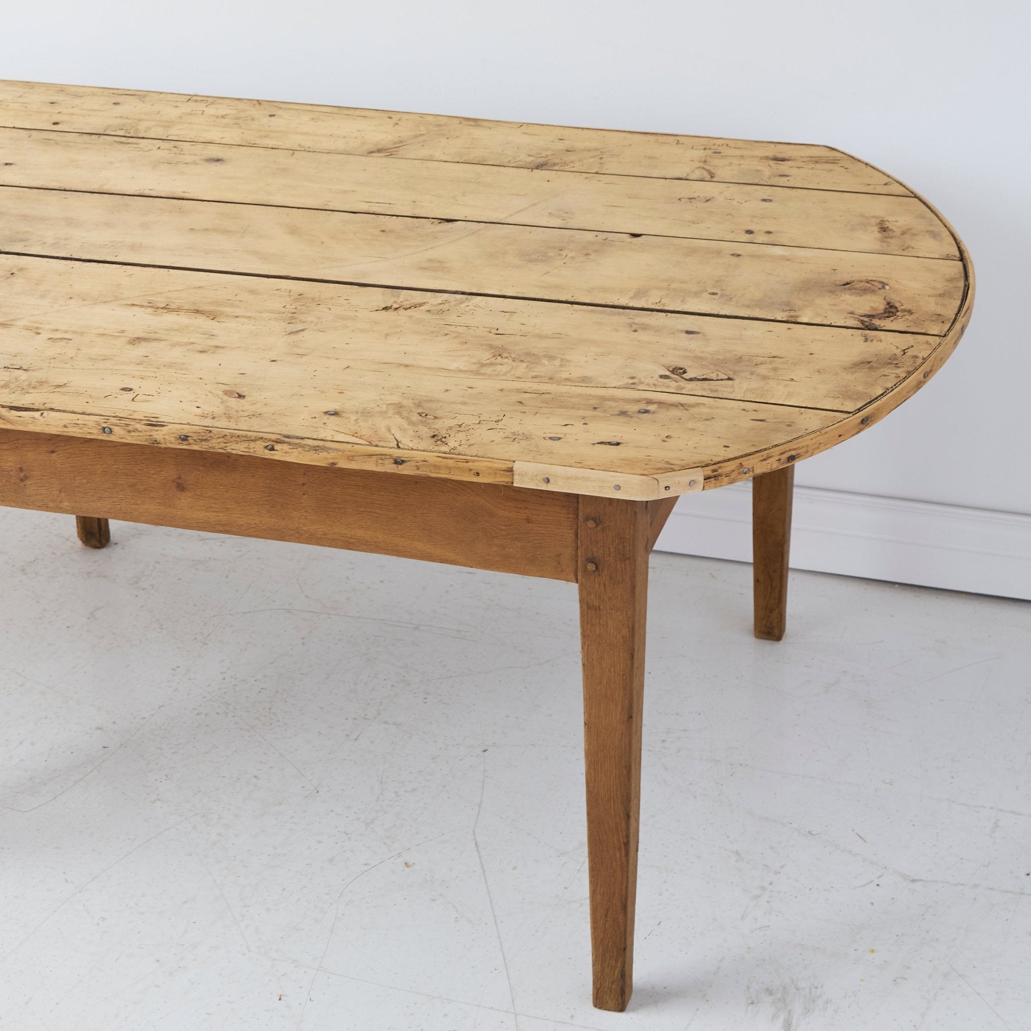 Vintage Oval Farm Table - elsie green - furniture