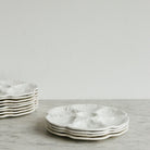 Vintage Oyster Plate Set Of 12 - elsie green - The French Kitchen